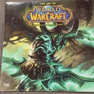 NWT World of Warcraft 2018 official 18th month calendar